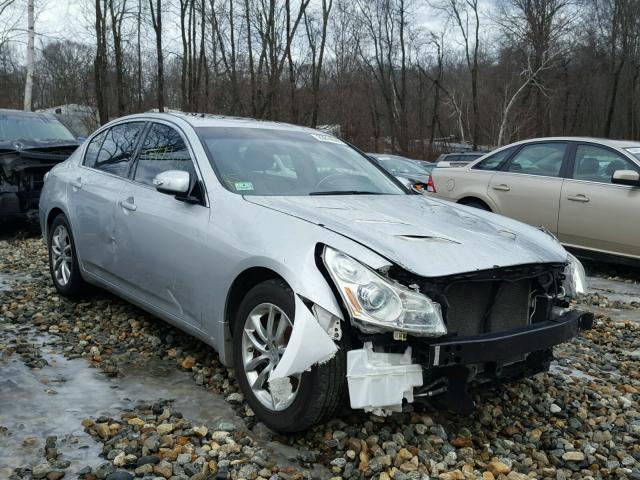 JNKBV61F88M276588 - 2008 INFINITI G35 SILVER photo 1