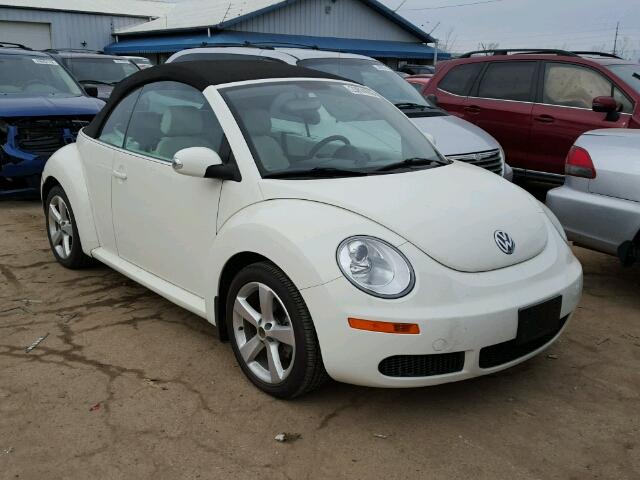 3VWFF31Y97M423436 - 2007 VOLKSWAGEN NEW BEETLE WHITE photo 1