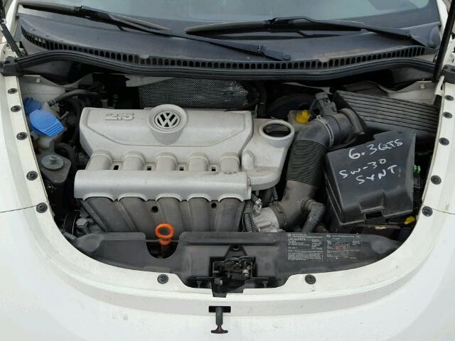 3VWFF31Y97M423436 - 2007 VOLKSWAGEN NEW BEETLE 白色 照片 7