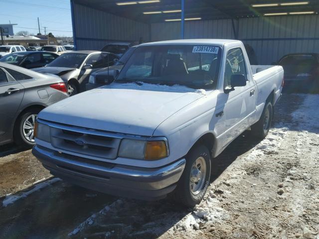 1FTCR10A6VUA05351 - 1997 FORD RANGER WHITE photo 2