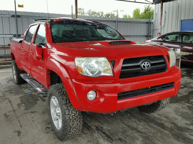 3TMKU72N58M014547 - 2008 TOYOTA TACOMA DOU RED photo 1