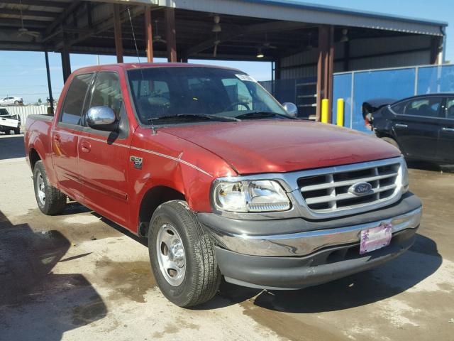 1FTRW07L81KF49859 - 2001 FORD F-150 BURGUNDY photo 1