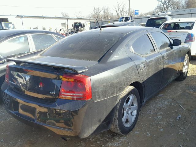 2B3KA33G08H173526 - 2008 DODGE CHARGER SX BLACK photo 4