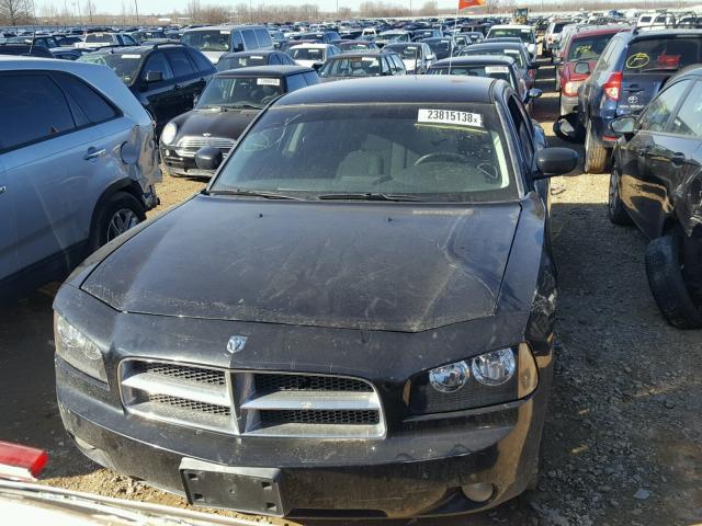 2B3KA33G08H173526 - 2008 DODGE CHARGER SX BLACK photo 9