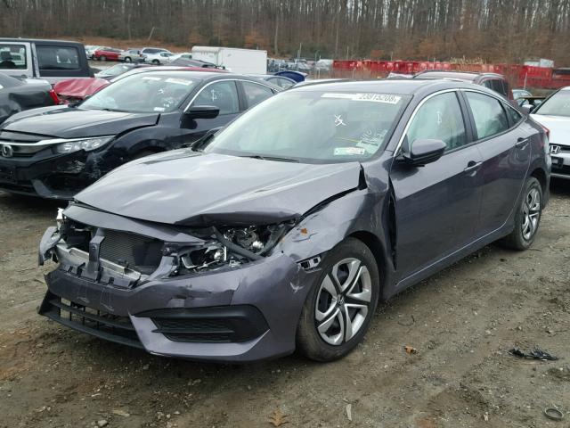 19XFC2F59HE028558 - 2017 HONDA CIVIC LX GRAY photo 2