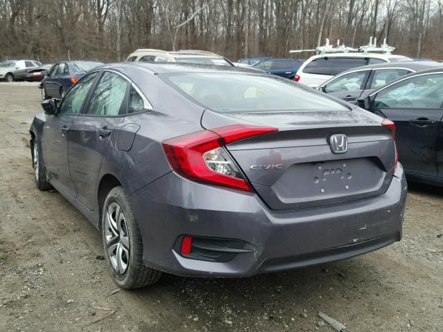 19XFC2F59HE028558 - 2017 HONDA CIVIC LX GRAY photo 3