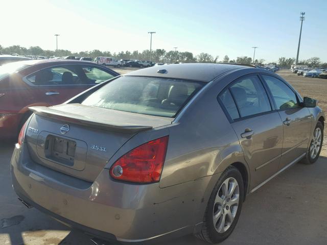 1N4BA41E48C827877 - 2008 NISSAN MAXIMA SE GOLD photo 4