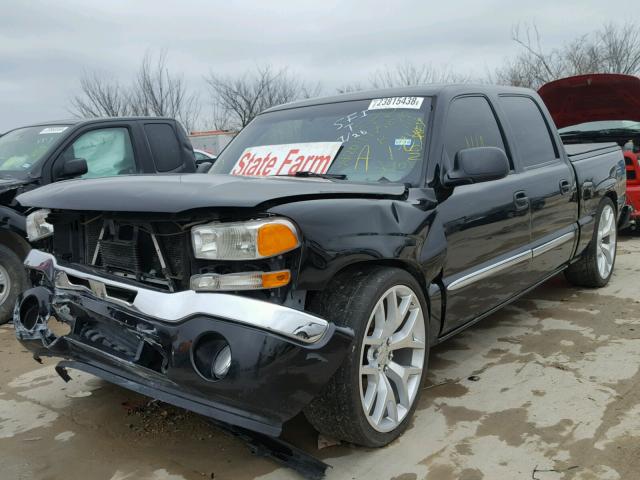 2GTEC13TX61158450 - 2006 GMC NEW SIERRA BLACK photo 2