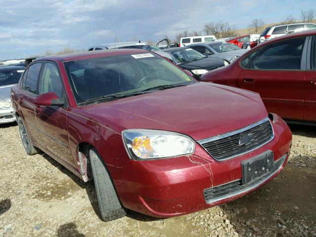 1G1ZT51F26F299259 - 2006 CHEVROLET MALIBU LT MAROON photo 1