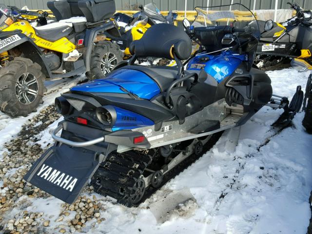 JYE8HF009BA006823 - 2011 YAMAHA RS VENTURE BLUE photo 4