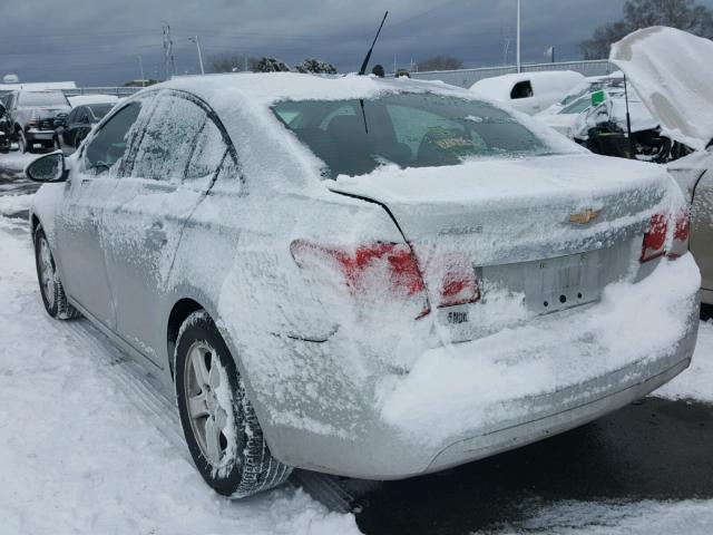 1G1PG5S93B7234297 - 2011 CHEVROLET CRUZE LT SILVER photo 3