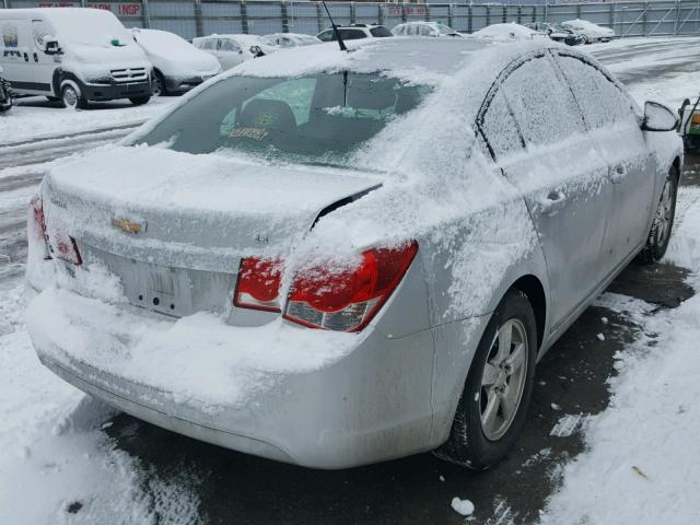 1G1PG5S93B7234297 - 2011 CHEVROLET CRUZE LT SILVER photo 4