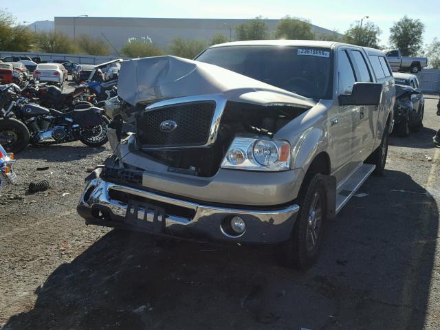 1FTPW14V58KB73487 - 2008 FORD F150 SUPER TAN photo 2