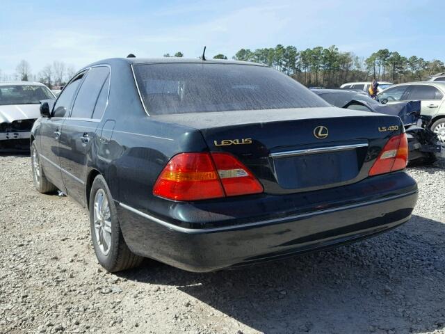 JTHBN30FX10023219 - 2001 LEXUS LS 430 GREEN photo 3