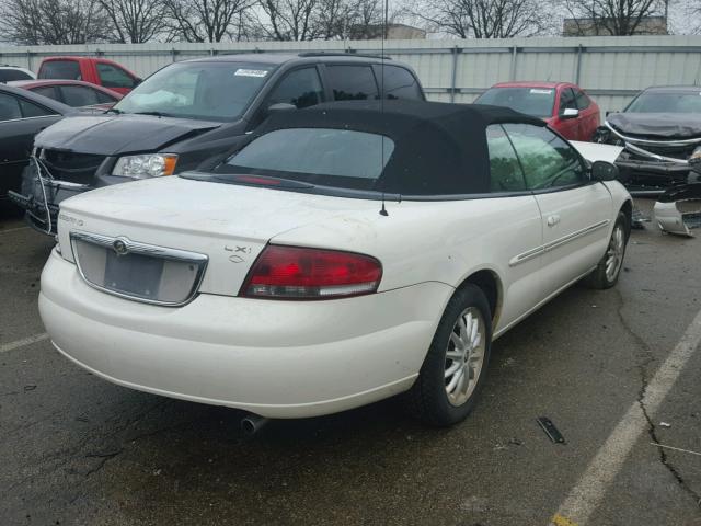 1C3EL55R12N328670 - 2002 CHRYSLER SEBRING LX WHITE photo 4