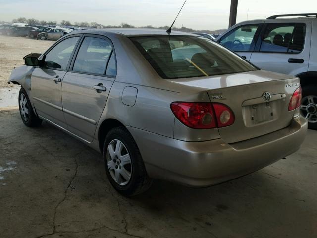 1NXBR32E97Z771077 - 2007 TOYOTA COROLLA CE GOLD photo 3