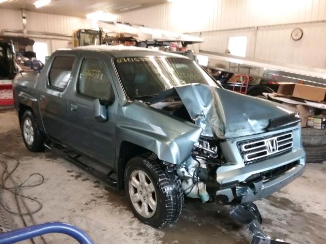 2HJYK16556H560778 - 2006 HONDA RIDGELINE BLUE photo 1