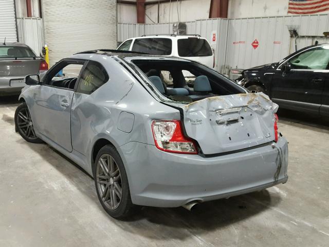 JTKJF5C76C3044797 - 2012 TOYOTA SCION TC 灰色 照片 3