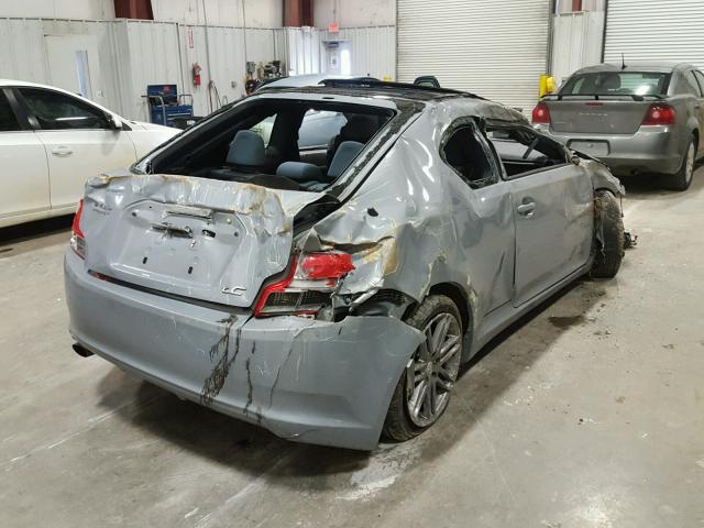 JTKJF5C76C3044797 - 2012 TOYOTA SCION TC 灰色 照片 4