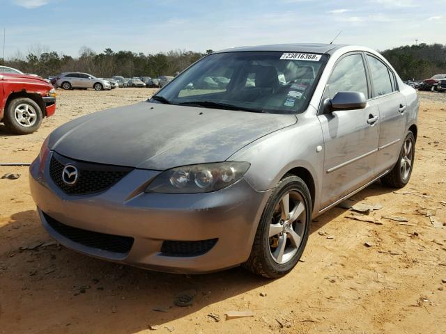 JM1BK32F551348349 - 2005 MAZDA 3 I SILVER photo 2