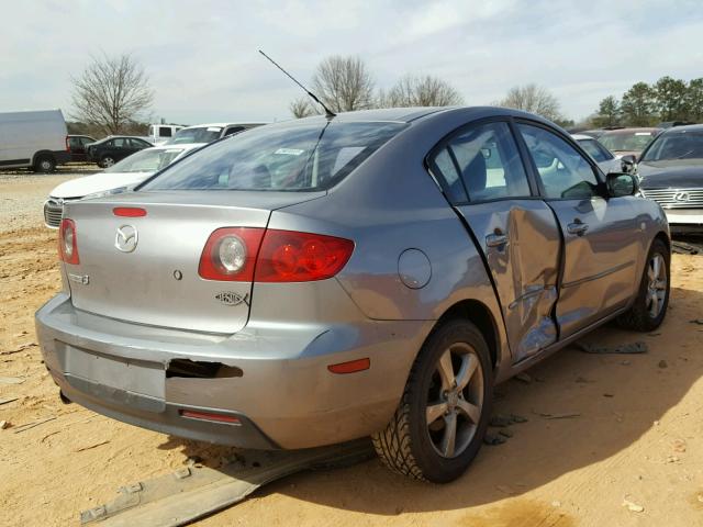 JM1BK32F551348349 - 2005 MAZDA 3 I SILVER photo 4