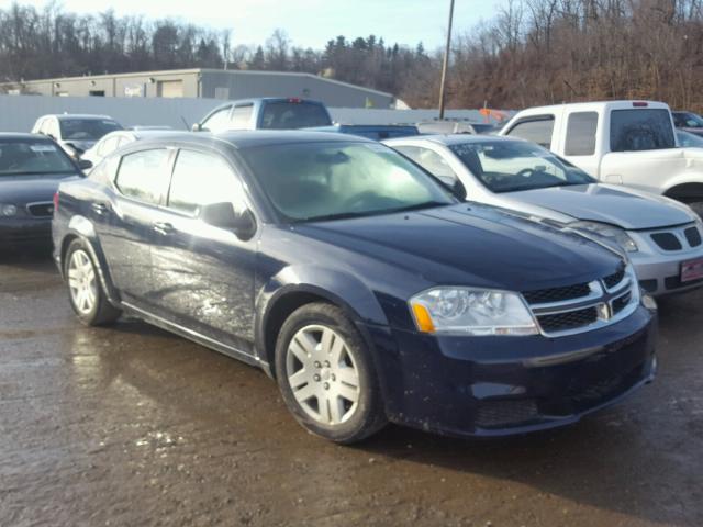 1C3CDZAB2EN126946 - 2014 DODGE AVENGER SE BLUE photo 1