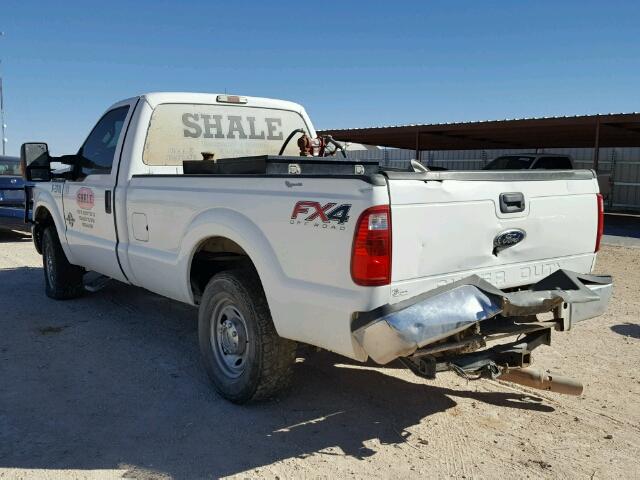 1FTBF2BT0EEB34012 - 2014 FORD F250 SUPER WHITE photo 3