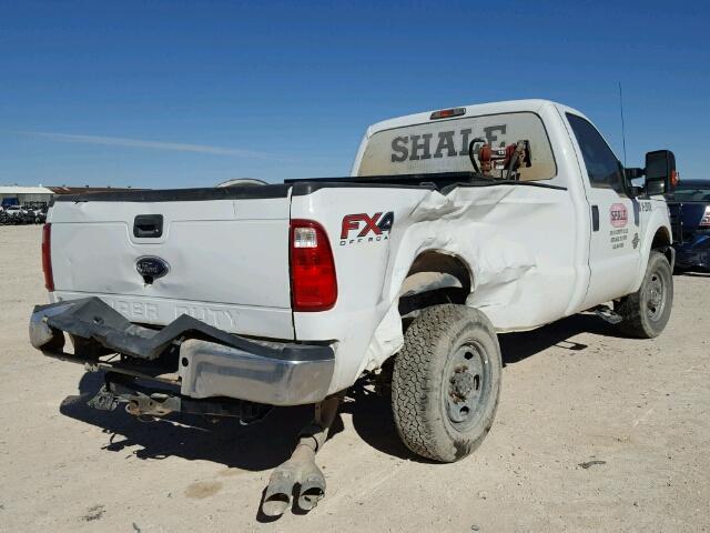 1FTBF2BT0EEB34012 - 2014 FORD F250 SUPER WHITE photo 4