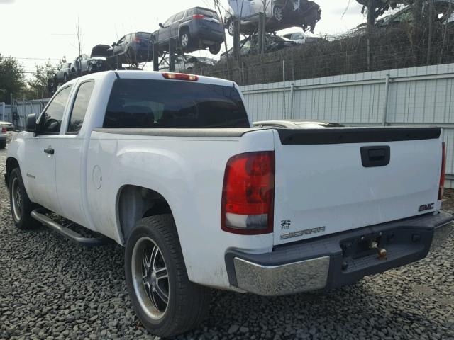 1GTEC19X08Z307601 - 2008 GMC SIERRA C15 WHITE photo 3