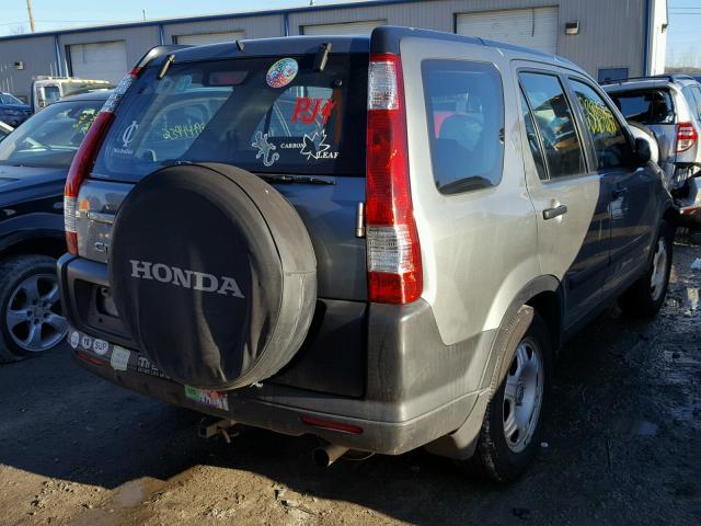 SHSRD78536U436834 - 2006 HONDA CR-V LX GRAY photo 4