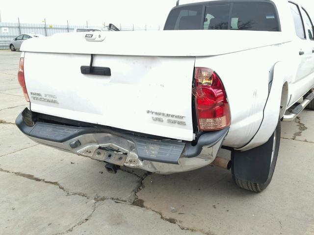 5TEKU72N36Z249836 - 2006 TOYOTA TACOMA DOU WHITE photo 9