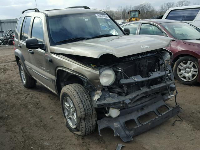 1J4GL48K33W612899 - 2003 JEEP LIBERTY SP GOLD photo 1