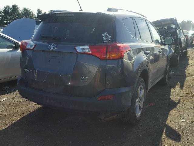 2T3RFREV3FW250819 - 2015 TOYOTA RAV4 XLE CHARCOAL photo 4