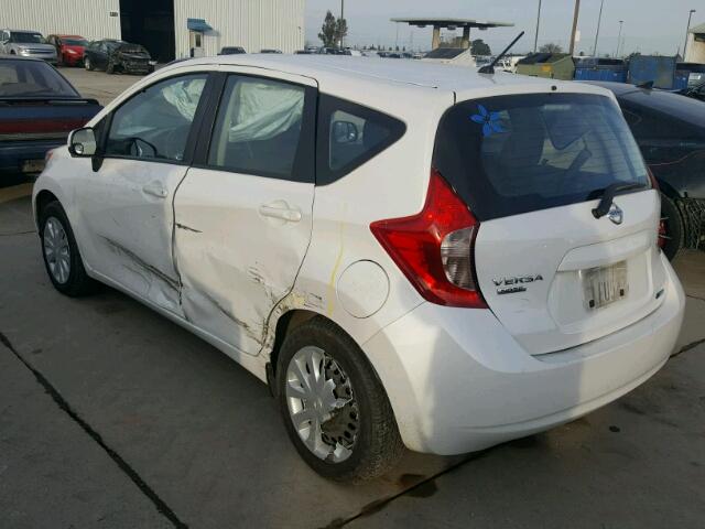 3N1CE2CP4EL355706 - 2014 NISSAN VERSA NOTE WHITE photo 3