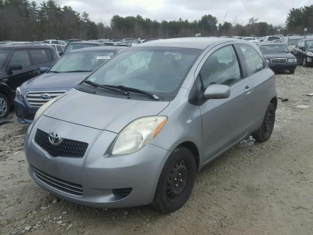 JTDJT923385190513 - 2008 TOYOTA YARIS GRAY photo 2