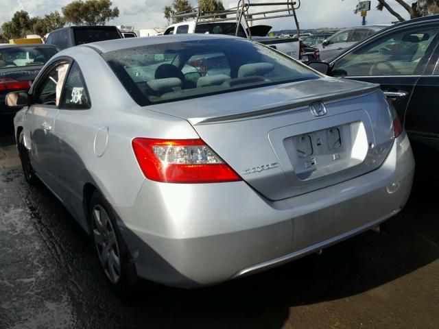 2HGFG12619H515659 - 2009 HONDA CIVIC LX SILVER photo 3