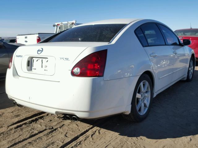 1N4BA41E25C857181 - 2005 NISSAN MAXIMA SE WHITE photo 4