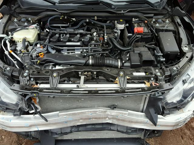 2HGFC1F33GH650571 - 2016 HONDA CIVIC EX იასამნისფერი ფოტო 7