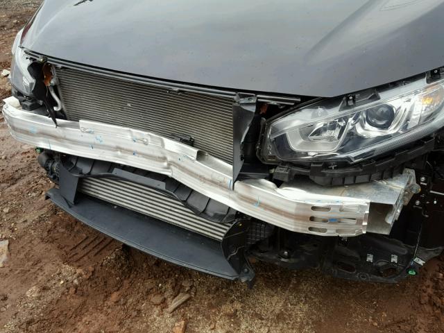 2HGFC1F33GH650571 - 2016 HONDA CIVIC EX იასამნისფერი ფოტო 9