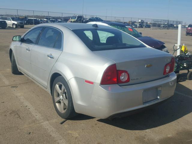 1G1ZC5E01CF303089 - 2012 CHEVROLET MALIBU 1LT SILVER photo 3