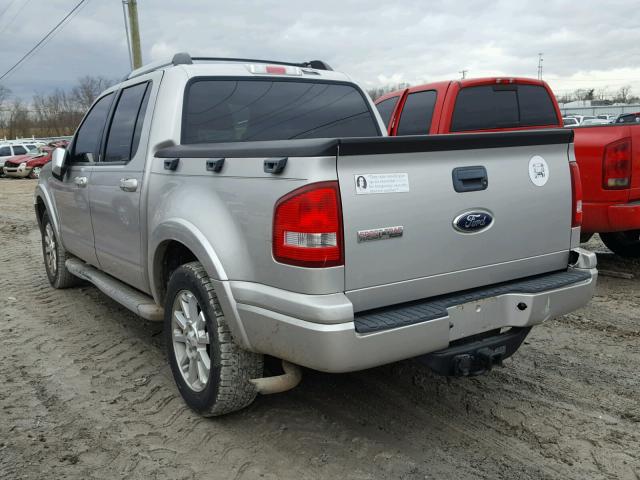 1FMEU33K87UA27597 - 2007 FORD EXPLORER S SILVER photo 3