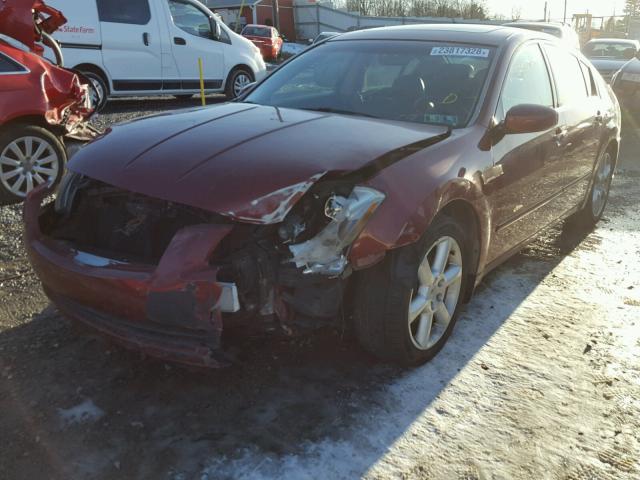 1N4BA41E46C857359 - 2006 NISSAN MAXIMA SE MAROON photo 2