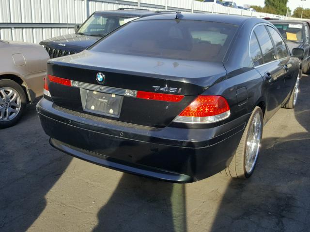 WBAGL63443DP62619 - 2003 BMW 745 I BLACK photo 4