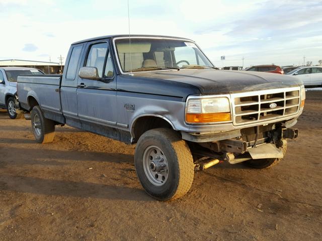 1FTHX26F6TEA18807 - 1996 FORD F250 BLACK photo 1