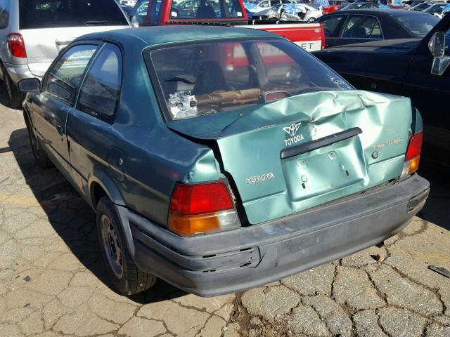 JT2EL55D6S0052749 - 1995 TOYOTA TERCEL STD GREEN photo 3