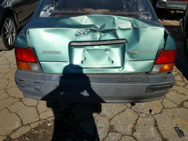 JT2EL55D6S0052749 - 1995 TOYOTA TERCEL STD GREEN photo 9