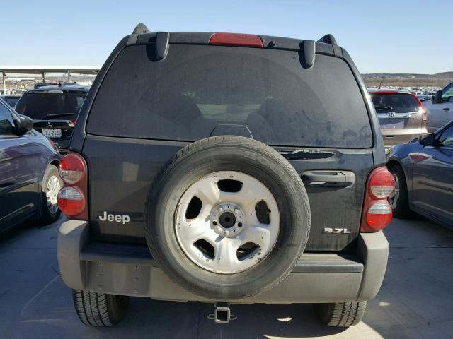 1J4GK48K87W541689 - 2007 JEEP LIBERTY SP BLACK photo 9