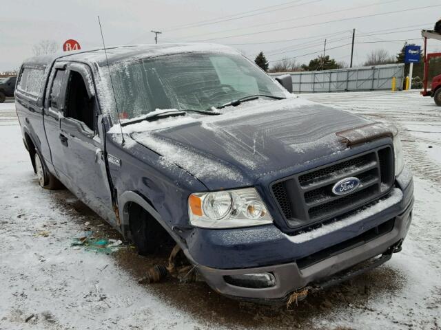 1FTPX145X5NC08225 - 2005 FORD F150 BLUE photo 1