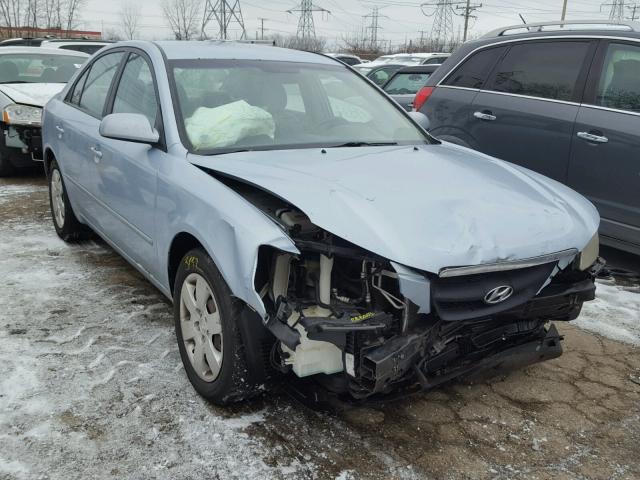 5NPET46C77H296685 - 2007 HYUNDAI SONATA GLS BLUE photo 1