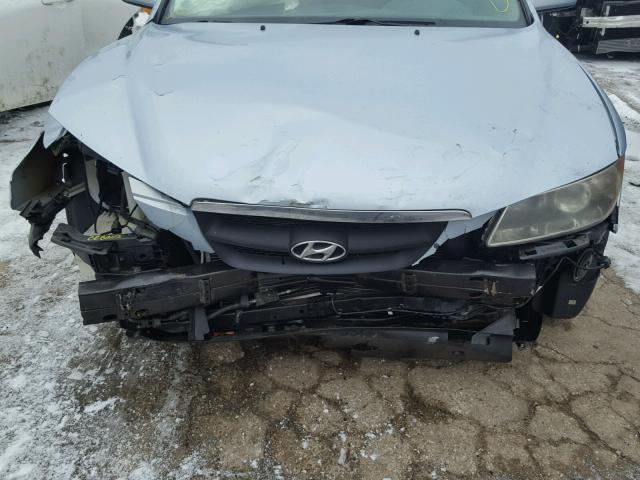 5NPET46C77H296685 - 2007 HYUNDAI SONATA GLS BLUE photo 9